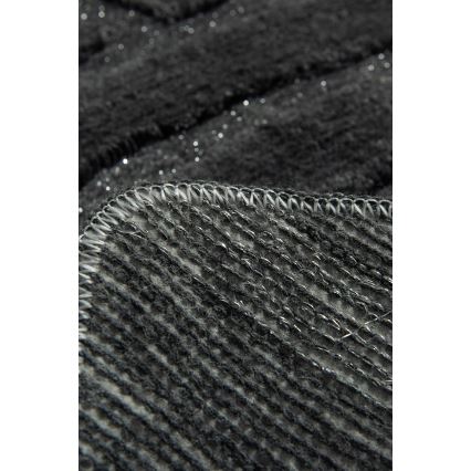 CONJUNTO 3x Tapetes para casa de banho ALYA 60/60/100 cm antracite