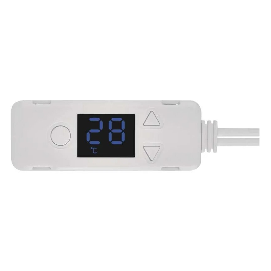 CONJUNTO 3x Ventiladores para radiador 5/230V branco