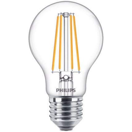 CONJUNTO 3xLâmpada LED Philips E27/8,5W/230V 2700K