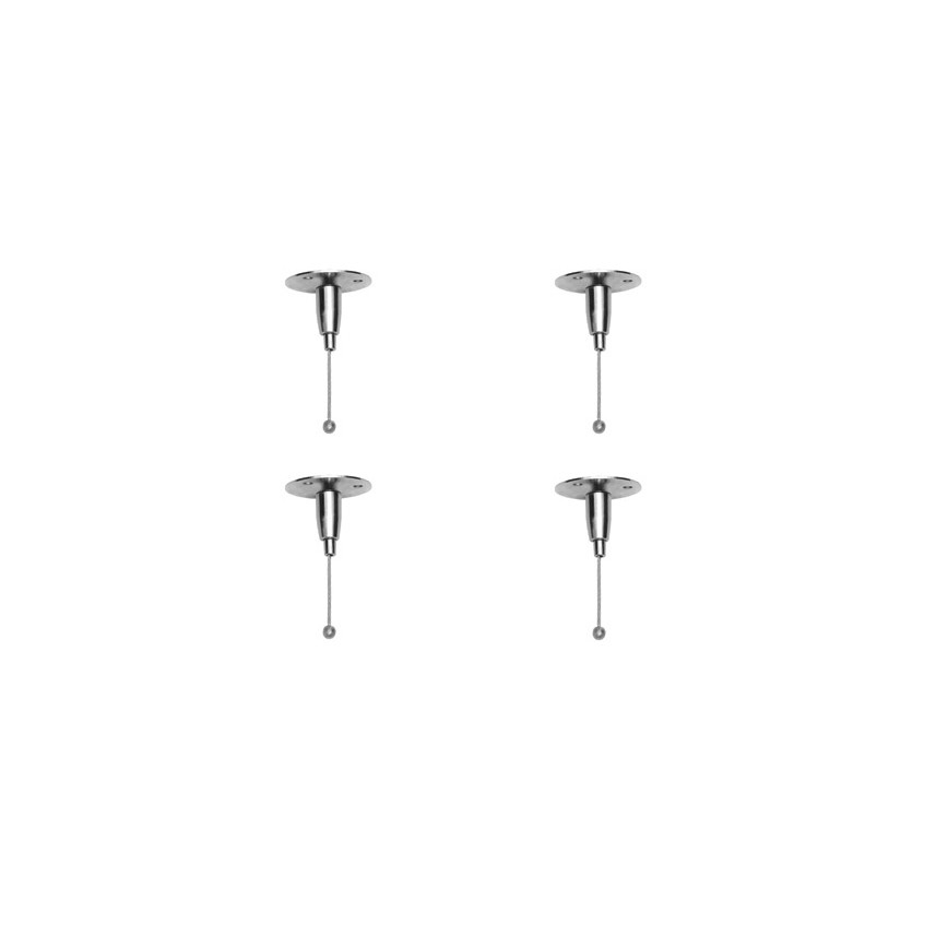 CONJUNTO 4x Cabo de suspensão para instalação de painéis LED ZEUS 100 cm