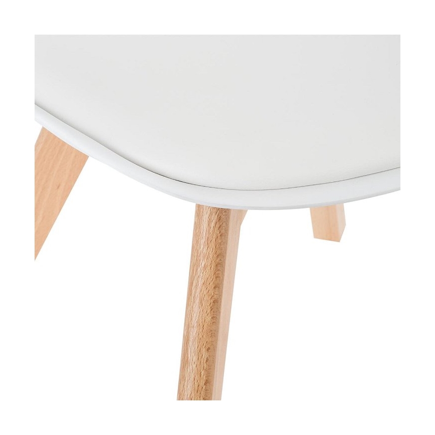 CONJUNTO 4x Cadeira de refeição BAYA faia/branco