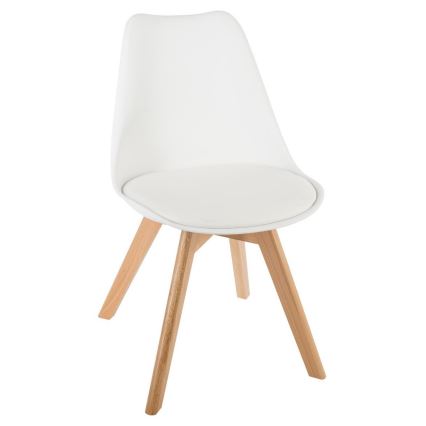 CONJUNTO 4x Cadeira de refeição BAYA faia/branco