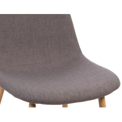 CONJUNTO 4x Cadeira de refeição ROKA cinzento escuro