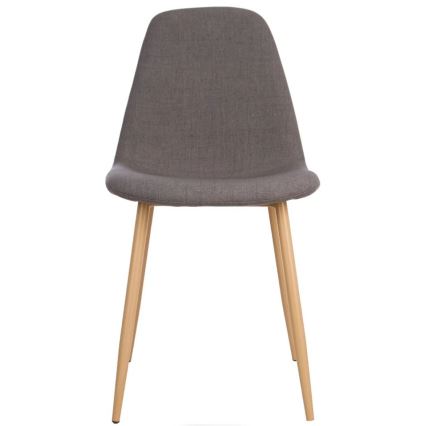 CONJUNTO 4x Cadeira de refeição ROKA cinzento escuro
