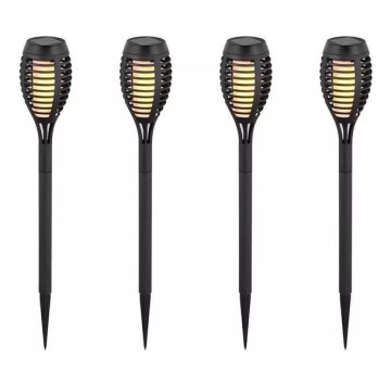 CONJUNTO 4x  Candeeiro solar LED 4xLED/3,6V IP44