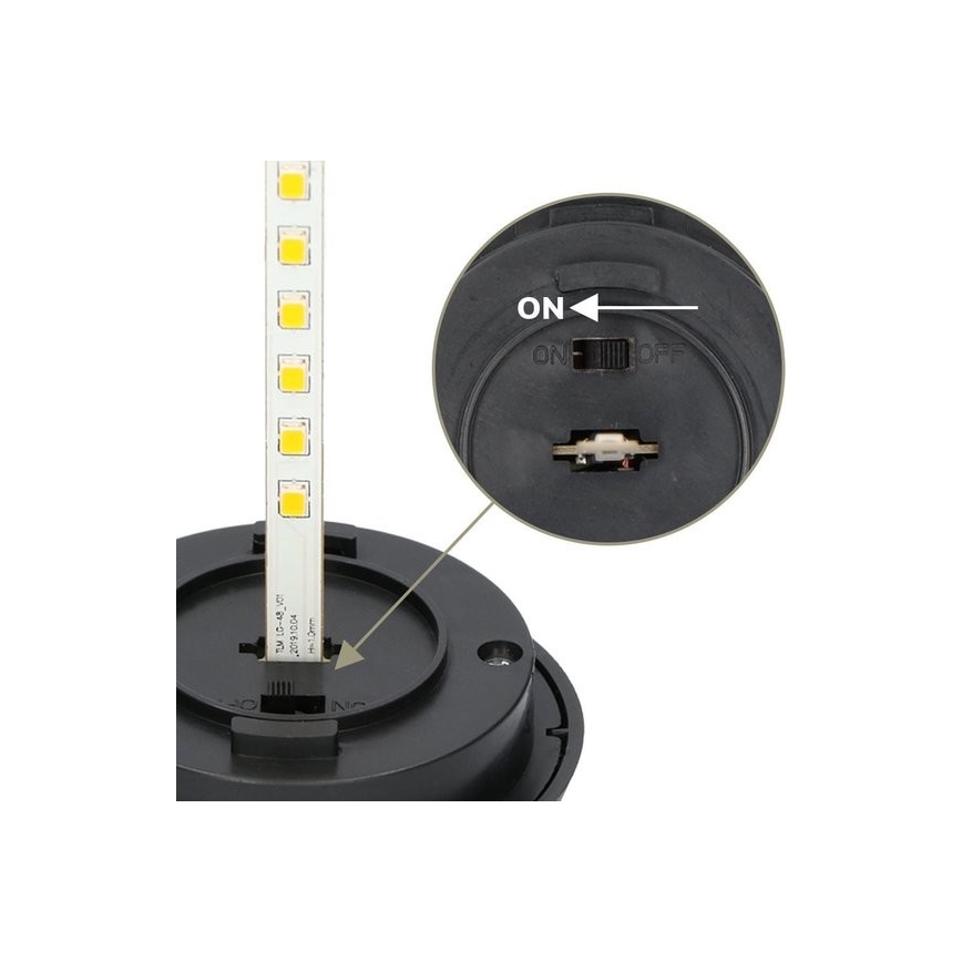 CONJUNTO 4x  Candeeiro solar LED 4xLED/3,6V IP44