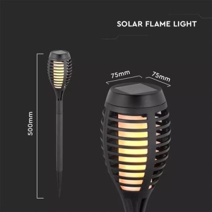 CONJUNTO 4x  Candeeiro solar LED 4xLED/3,6V IP44