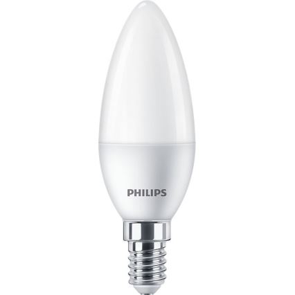 CONJUNTO 4x Lâmpada LED Philips B35 E14/5W/230V 2700K