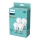 CONJUNTO 4x Lâmpada LED Philips E27/8W/230V 2700K
