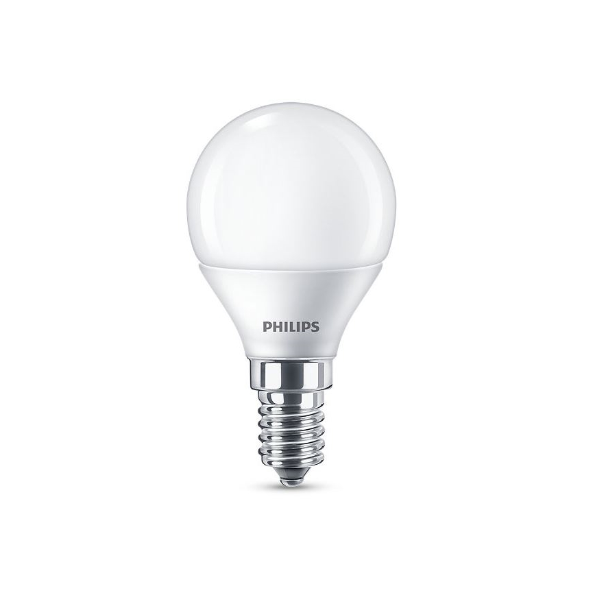 CONJUNTO 4x Lâmpada LED Philips P45 E14/5,5W/230V 2700K