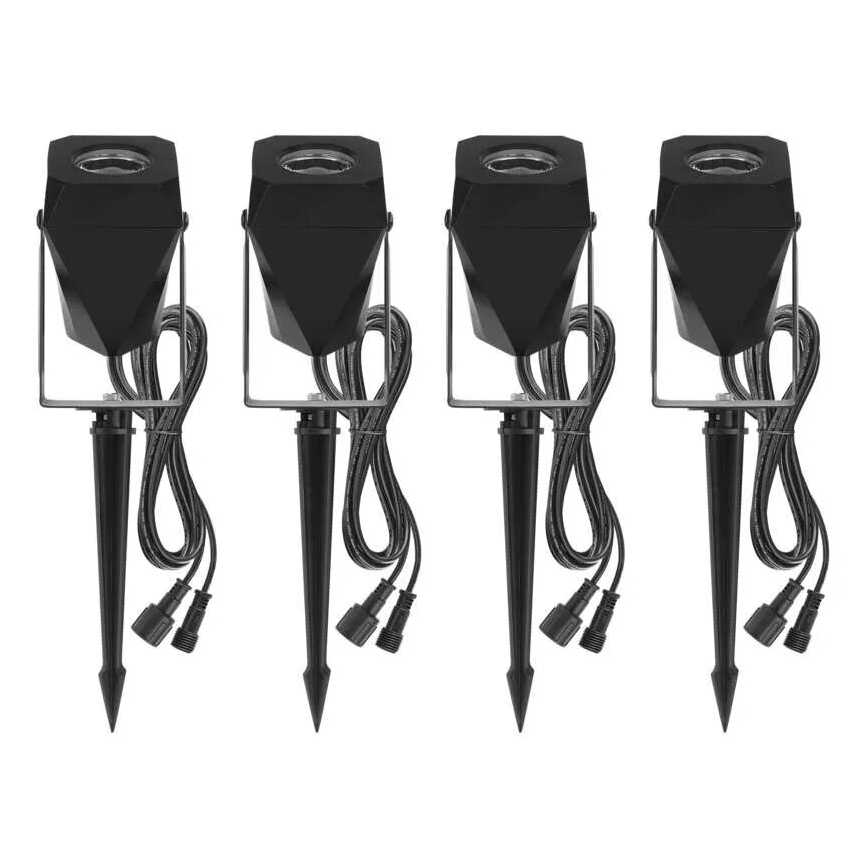 CONJUNTO 4x Luzes LED RGBIC para exterior com regulação LED/7W/230V 3000-6500K IP65 Wi-Fi Tuya