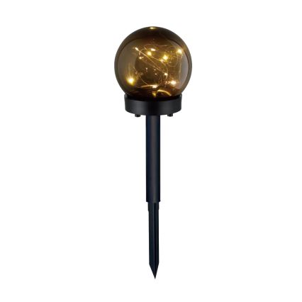 CONJUNTO 5x Candeeiros solar LED 5xLED/0,12W/1,2V 3000K IP44 preto