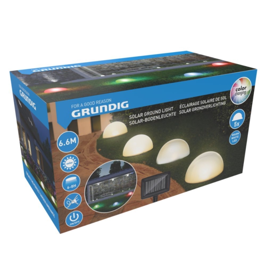 CONJUNTO 5x Iluminação solar LED LED/1,2V multicolor