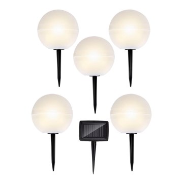 CONJUNTO 5x Iluminação solar LED LED/3,2V multicolor