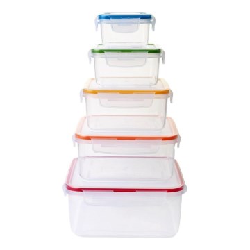 CONJUNTO 5x Pote de alimentos LOCK