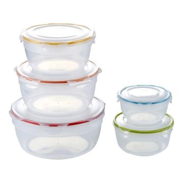 CONJUNTO 5x Recipiente para alimentos LOCK