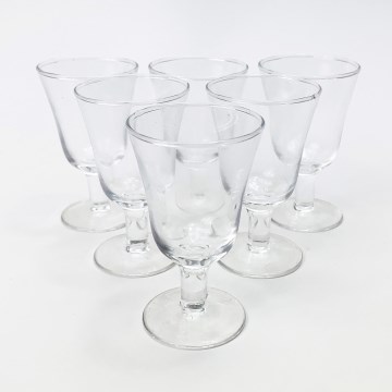Conjunto 6x copo de licor transparente