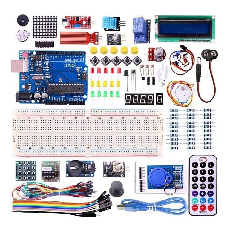 Conjunto básico de placas de desenvolvimento de microcontroladores