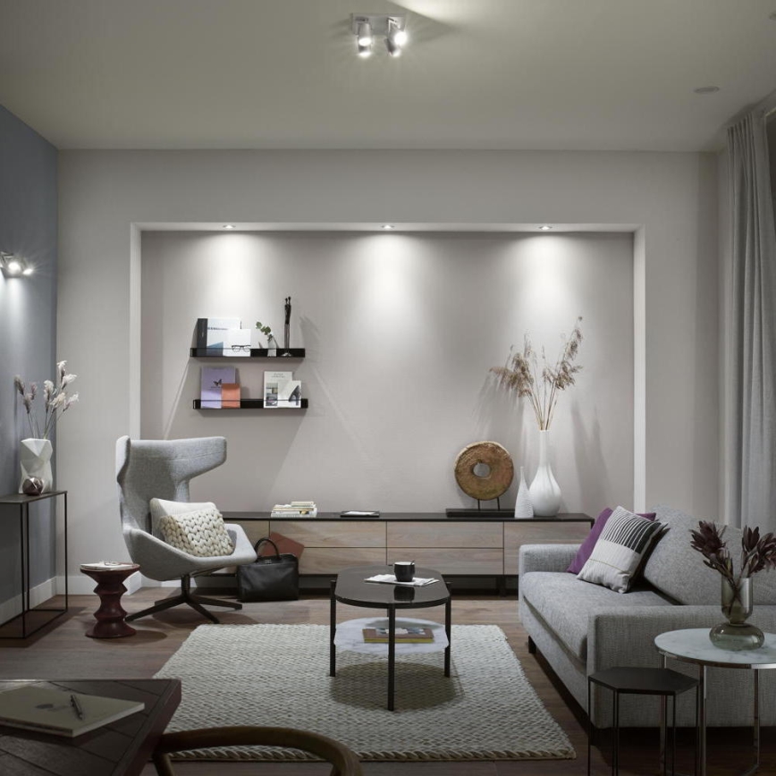 Conjunto básico Philips Hue WHITE AND COLOR AMBIANCE 3xGU10/5,7W/230V 2000-6500K + um dispositivo para conectar