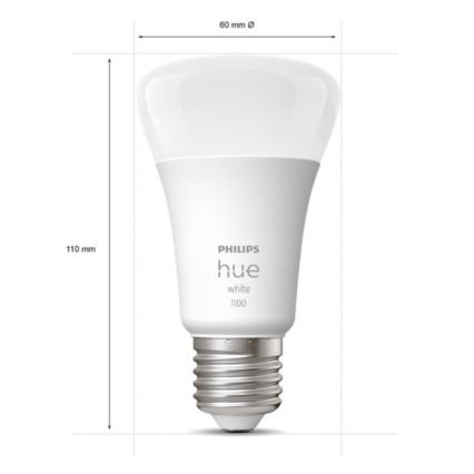 Conjunto básico Philips Hue WHITE 3xE27/9,5W 2700K + dispositivo de interligação