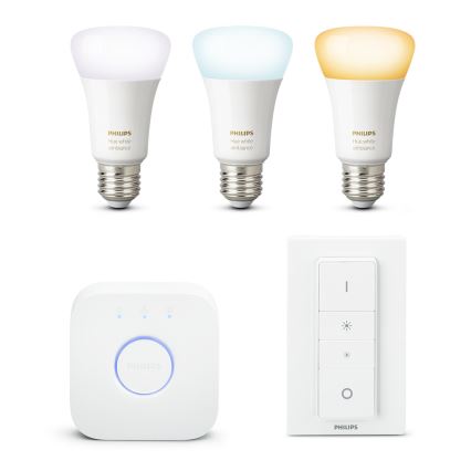 Conjunto básico Philips Hue WHITE AMBIANCE 3xE27/9,5W/230V