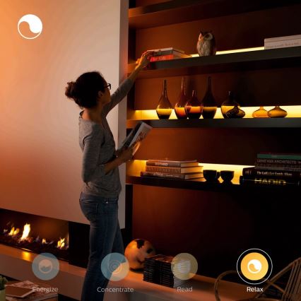 Conjunto básico -Tira LED RGBW com regulação Philips Hue WHITE AND COLOR AMBIANCE 2m LED/20W/230V