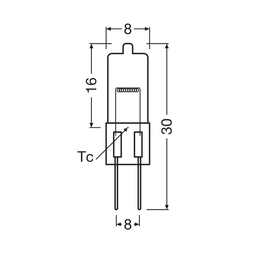 Conjunto de 10 lâmpadas para forno HALOSTAR G4/10W/12V 2700K - Osram