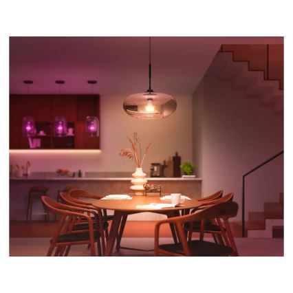 Conjunto de 2 lâmpadas LED reguláveis Philips Hue WHITE AND COLOR AMBIANCE E27/8,1W/230V 1000-20000K
