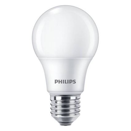 CONJUNTO de 3 lâmpadas LED Philips A60 E27/8W/230V 2700K