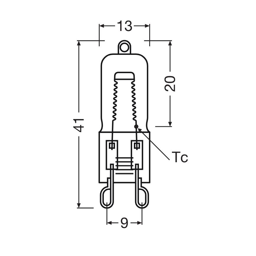 Conjunto de 3 lâmpadas para forno HALOPIN G9/40W/230V 2700K - Osram