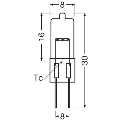 Conjunto de 3 lâmpadas para forno HALOSTAR G4/20W/12V 2700K - Osram