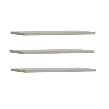 Conjunto de 3 prateleiras TIRO cinzentas