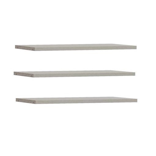 Conjunto de 3 prateleiras TIRO cinzentas