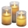 Conjunto de 3 velas LED — Alimentação: 6 pilhas AA