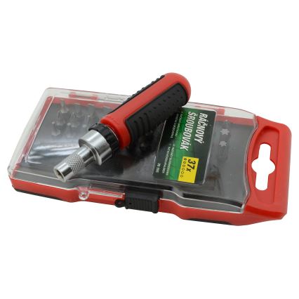 Conjunto de bits com chave de roquete 37 pcs