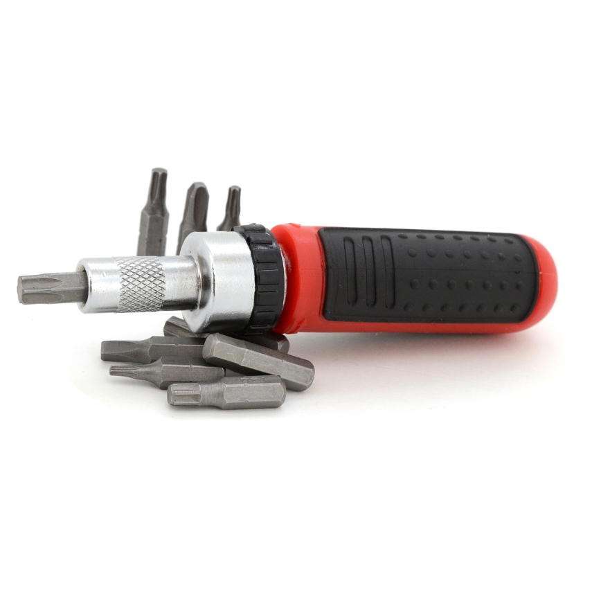 Conjunto de bits com chave de roquete 37 pcs