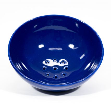 Conjunto de cerâmica de escorredor de pratos azul escuro