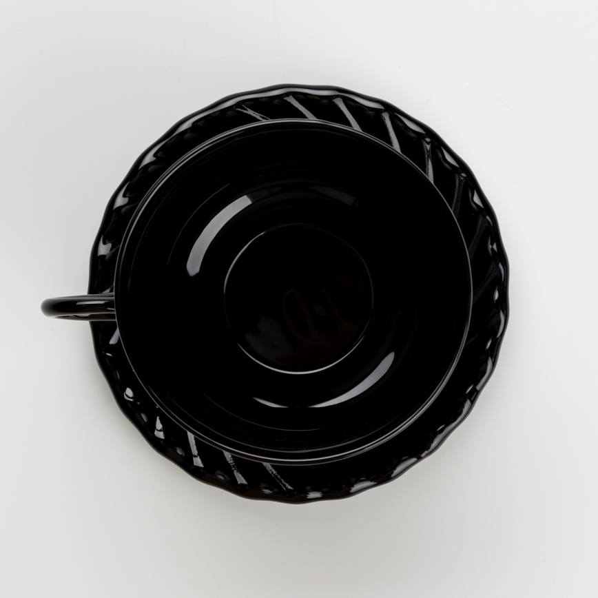 Conjunto de chá preto buquê no. 1