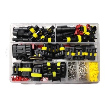 Conjunto de conectores para automóveis à prova de água AMP Tyco 353 pçs