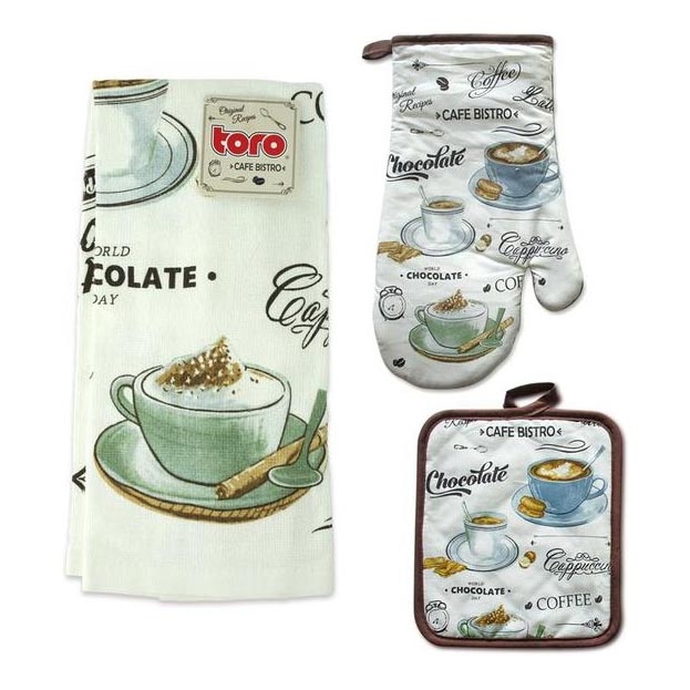 Conjunto de cozinha CAFE BISTRO 3 unid.