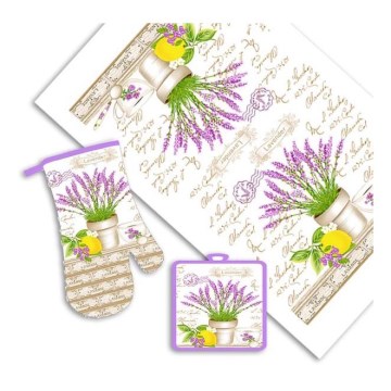 Conjunto de cozinha LAVENDER 3 unid.