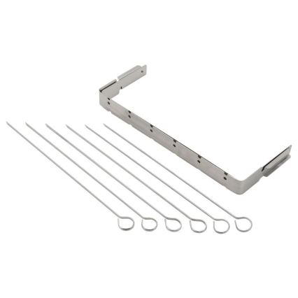 Conjunto de espetos para grelhador 6 pçs