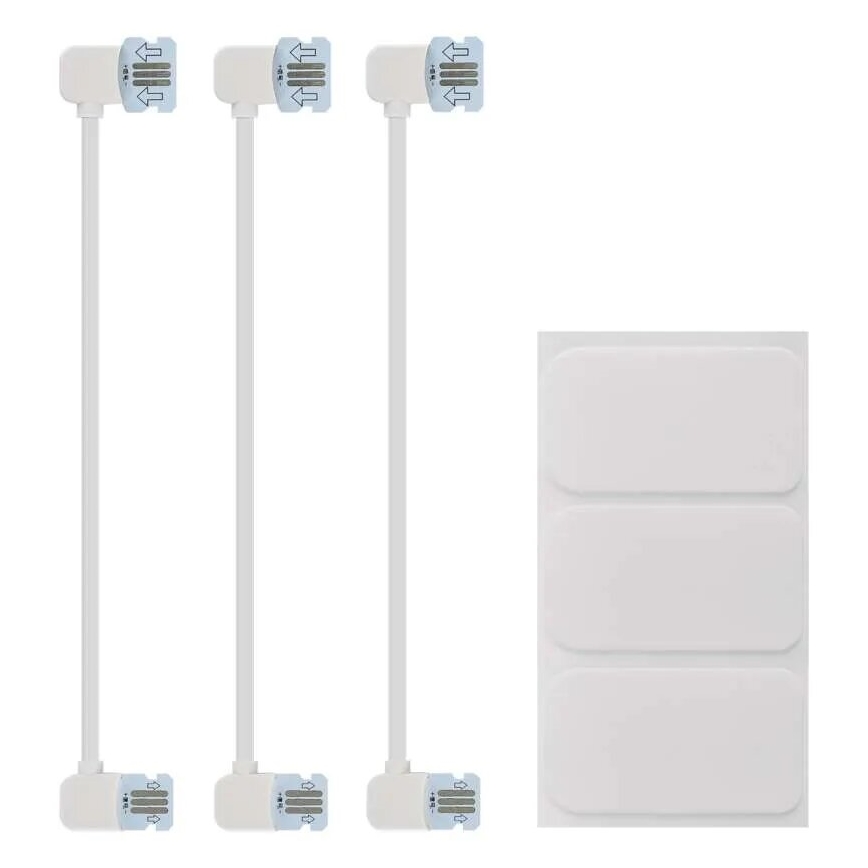 CONJUNTO 3x LED RGBIC+CCT Painel com regulação - extensão 3xLED/1,8W/230V Wi-Fi Tuya