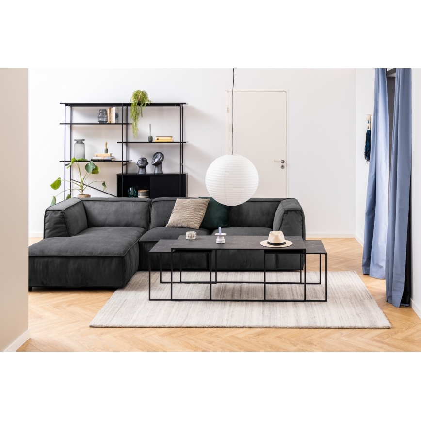 Conjunto de mesas de centro ALMA 3 unid. antracite