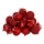 Conjunto de ornamentos de Natal 30 pcs vermelho