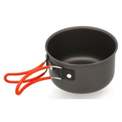 Conjunto de panelas de campismo com esponja 4pcs