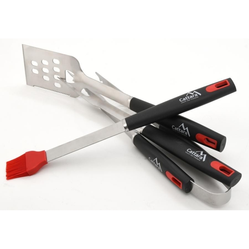 Conjunto de utensílios para grelhar 4 pçs