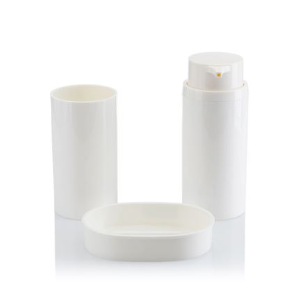 Conjunto para casa de banho CARMEN 5 unid. branco