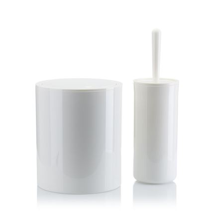 Conjunto para casa de banho CARMEN 5 unid. branco