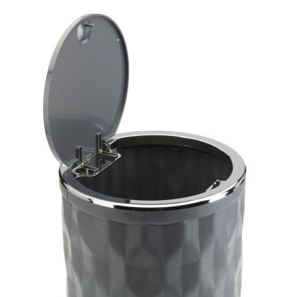 Conjunto para casa de banho REINA 5 unid. antracite/cromado brilhante